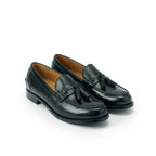 Tassel Loafers - Black - Women
