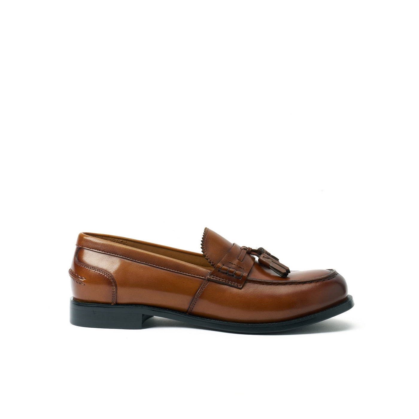 Tassel Loafers - Brown - Women