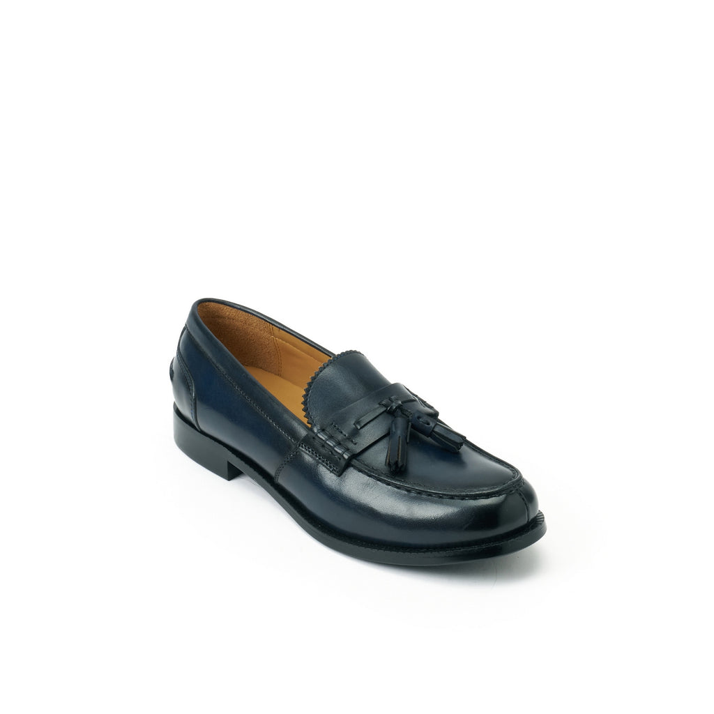 Mocassins À Pampilles - Bleu Marine - Femme