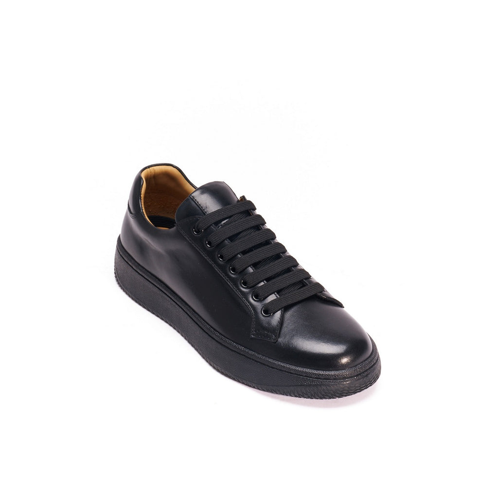 Zapatillas clásicas con cordones - Negro - Mujer