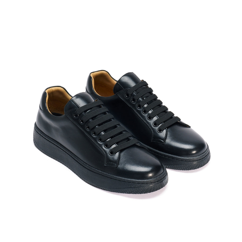 Zapatillas clásicas con cordones - Negro - Mujer
