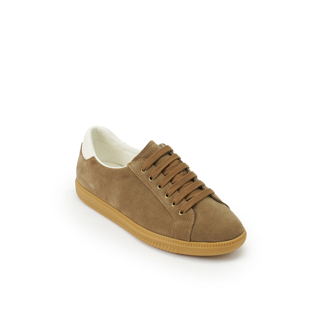 Low-Top Trainers - Brown - Women