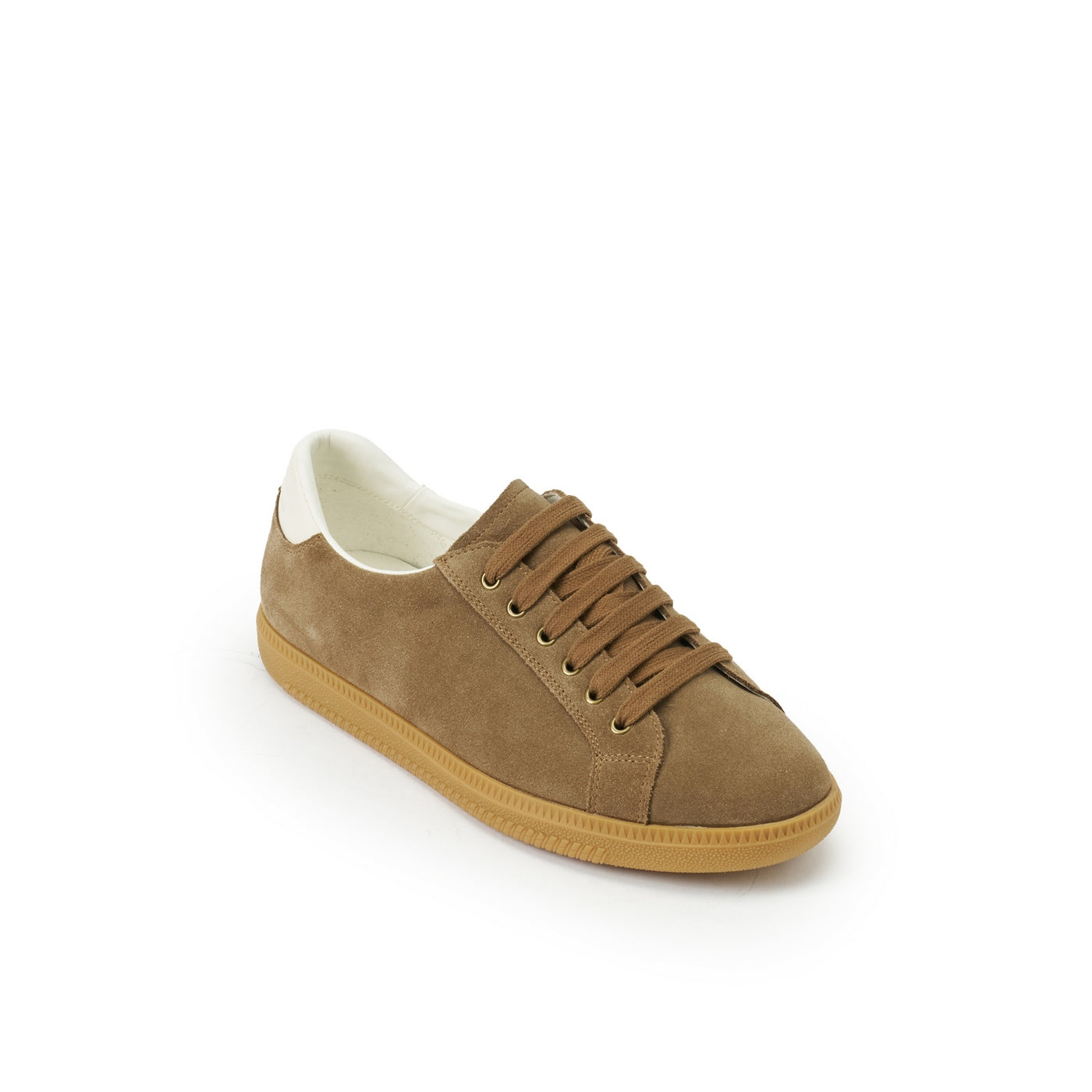 Low-Top Trainers - Brown - Women