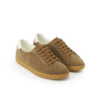 Low-Top Trainers - Brown - Women
