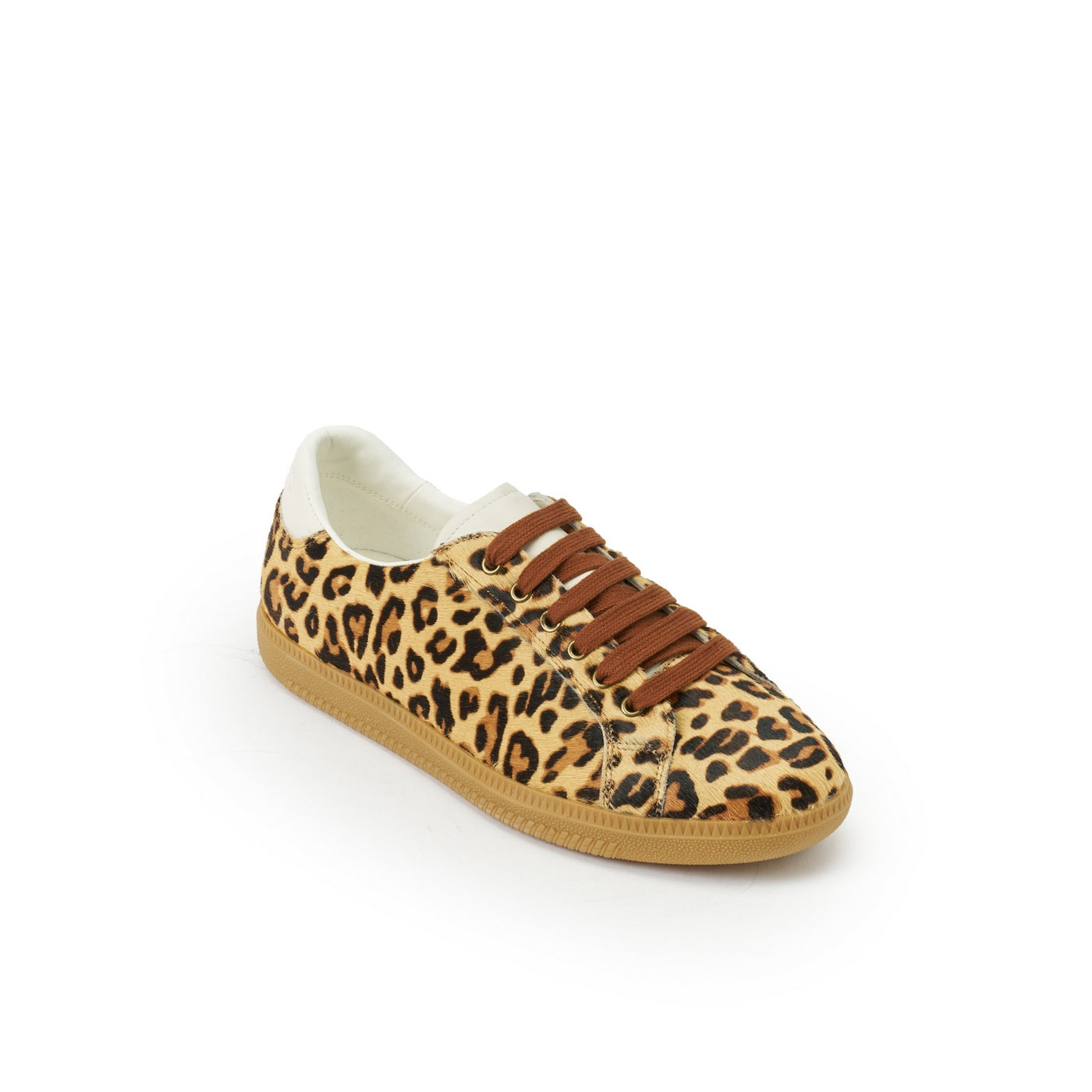 Low-Top Trainers - Leopard Print - Women