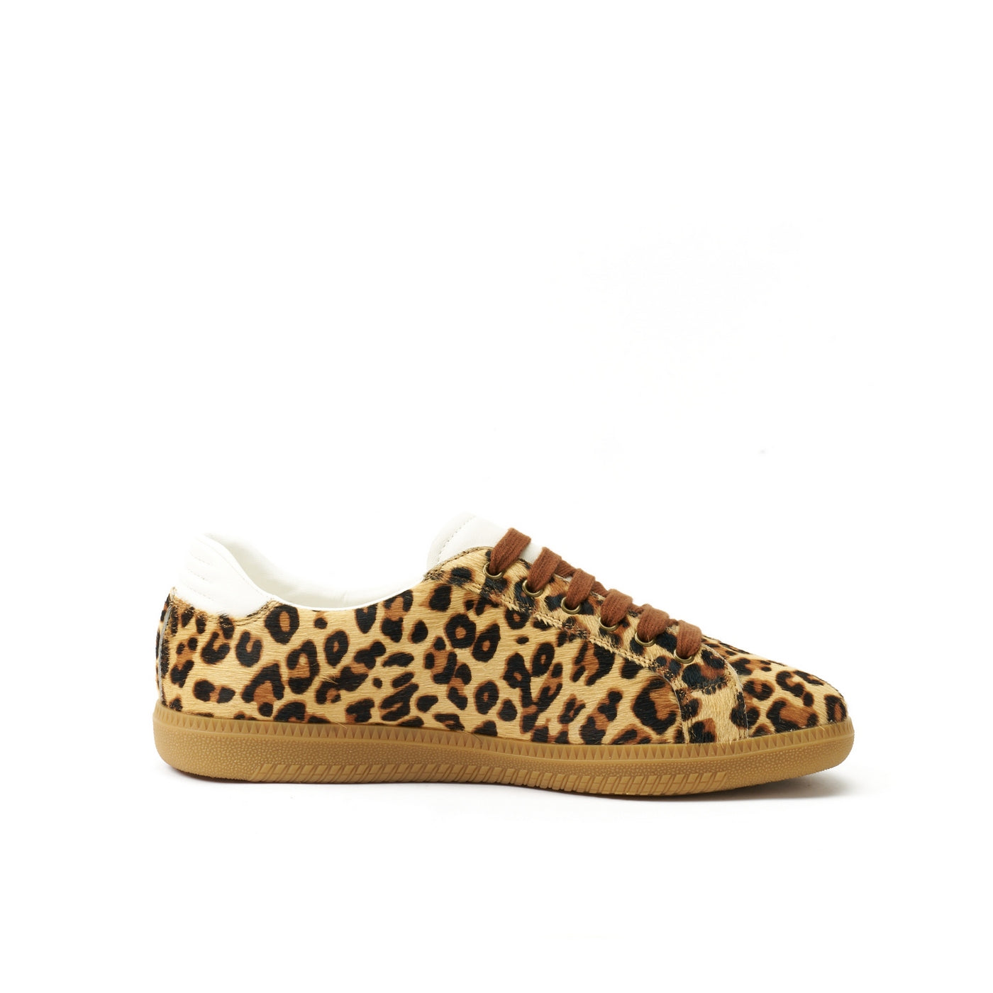 Low-Top Trainers - Leopard Print - Women