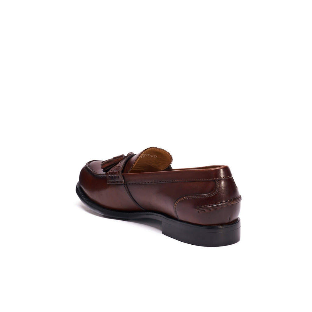 Mocassins À Pampilles - Marron - Femme