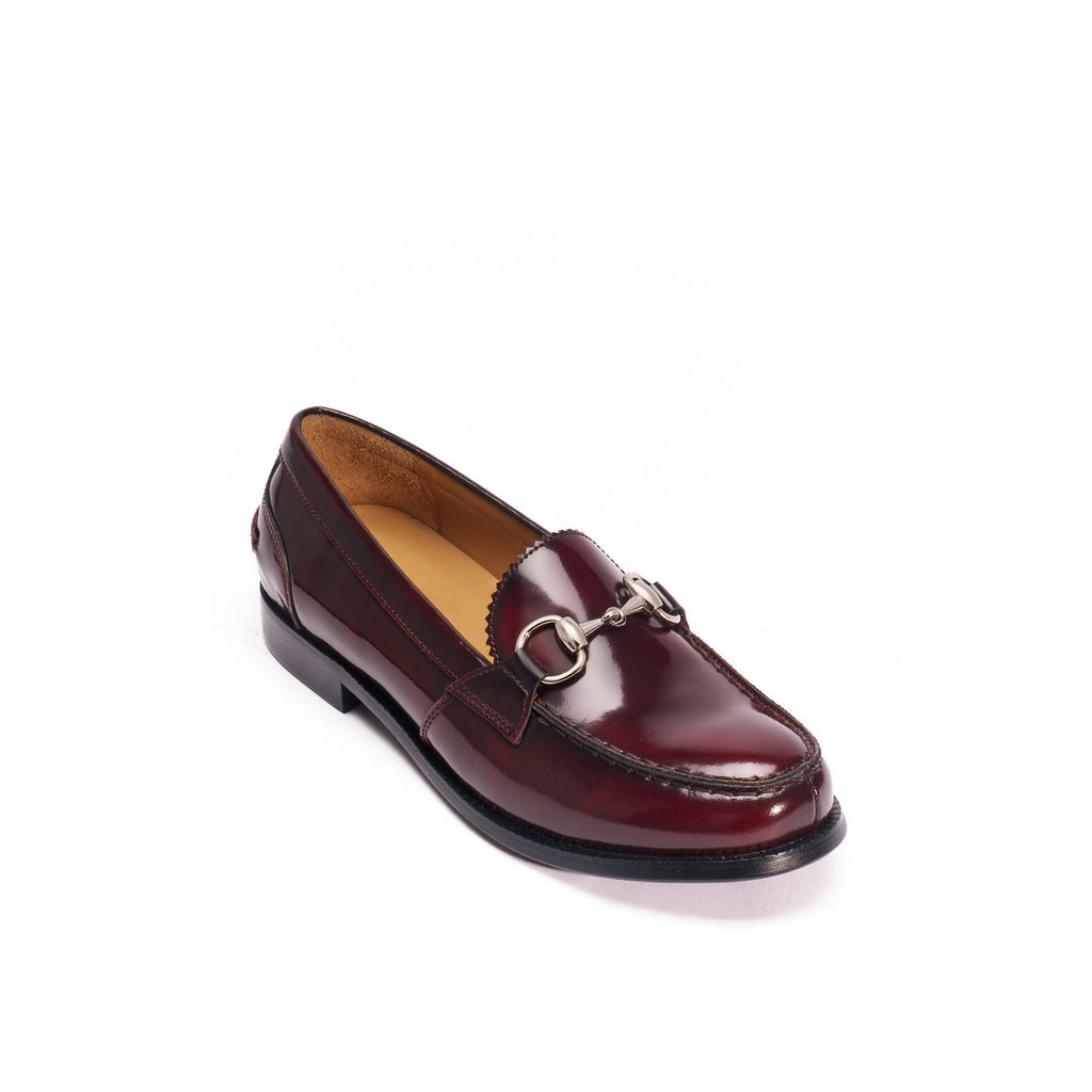 Mocassins À Mors - Bordeaux - Femme
