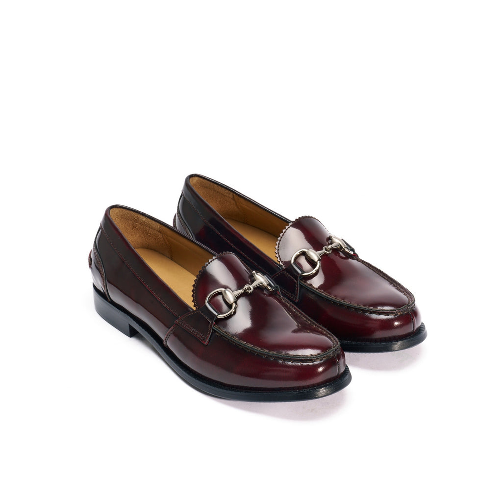 Mocassins À Mors - Bordeaux - Femme