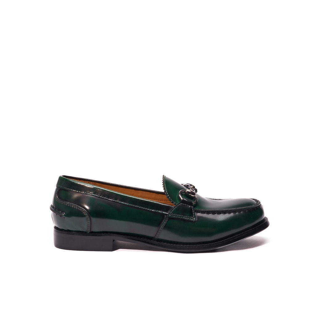 Mocassins À Mors - Vert - Femme