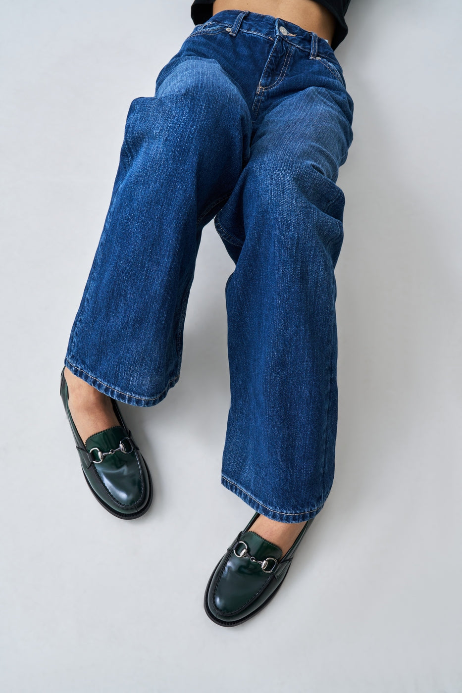Mocassins À Mors - Vert - Femme