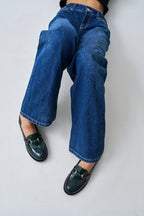 Mocassins À Mors - Vert - Femme