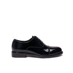 Richelieu Bout Droit - Verni Noir - Femme