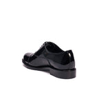 Richelieu Bout Droit - Verni Noir - Femme