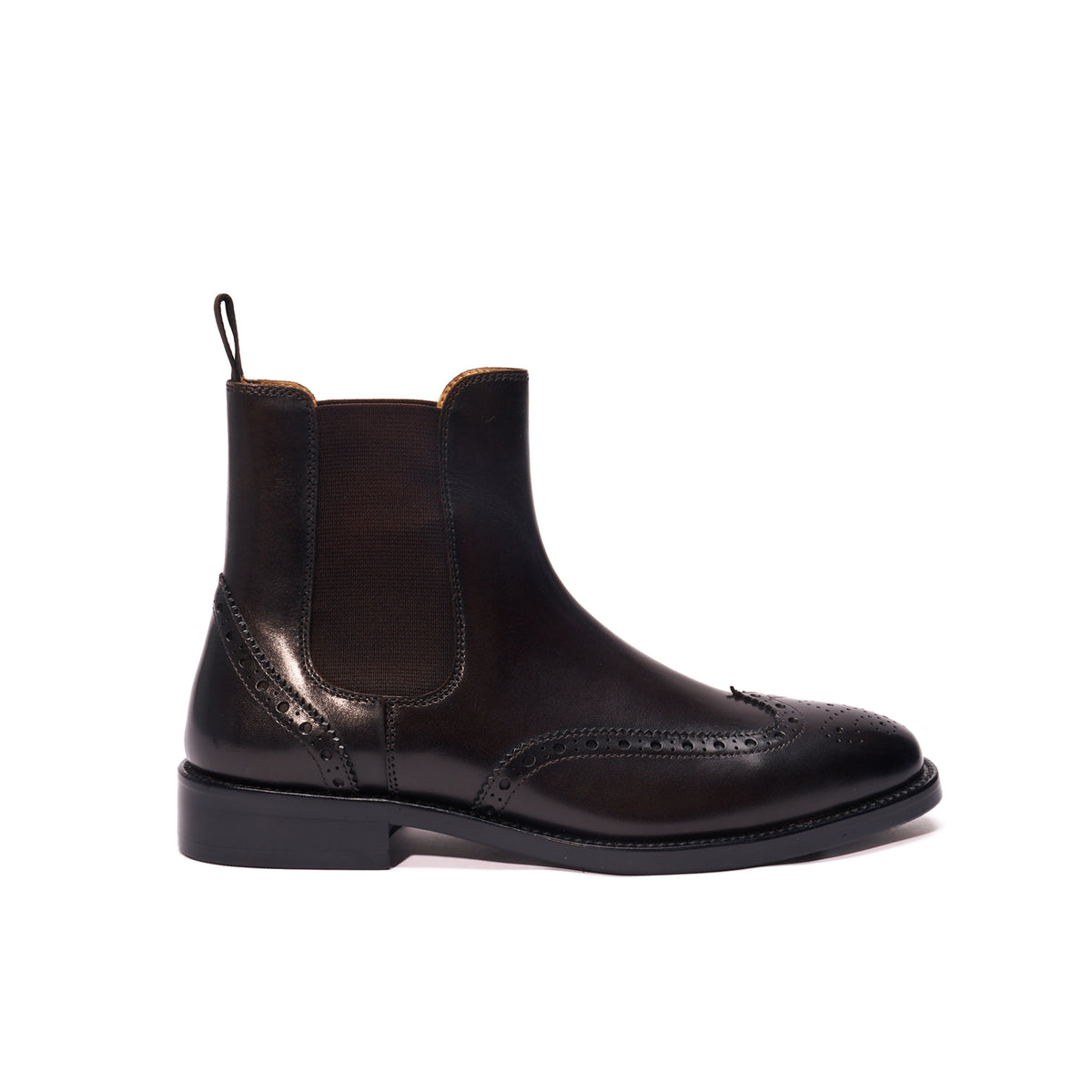 Chelseaboots - Donkerbruin - Dames