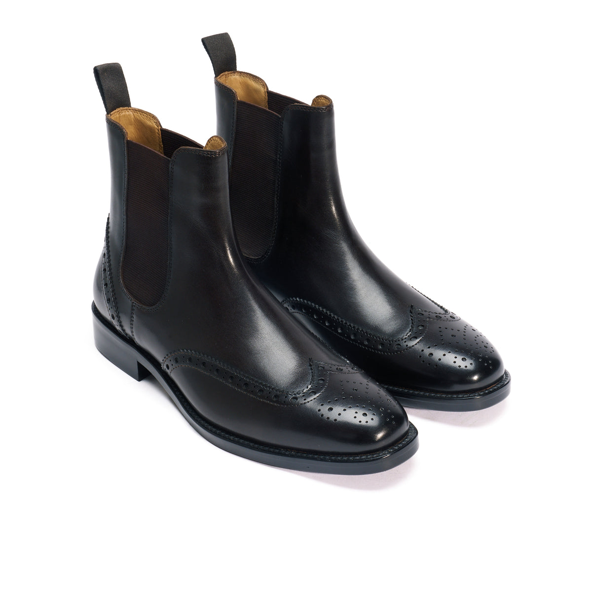 Chelseaboots - Donkerbruin - Dames