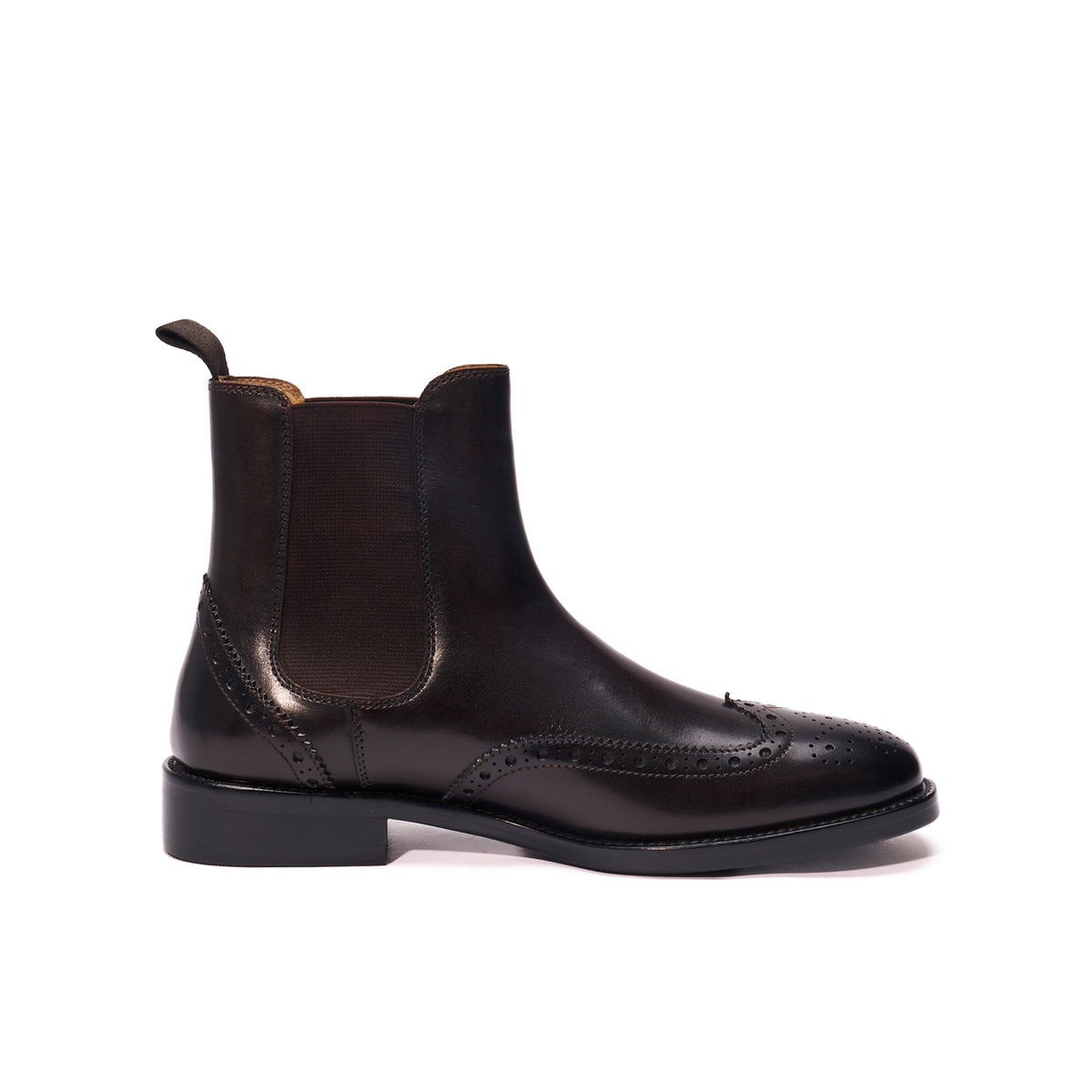 Chelseaboots - Donkerbruin - Dames