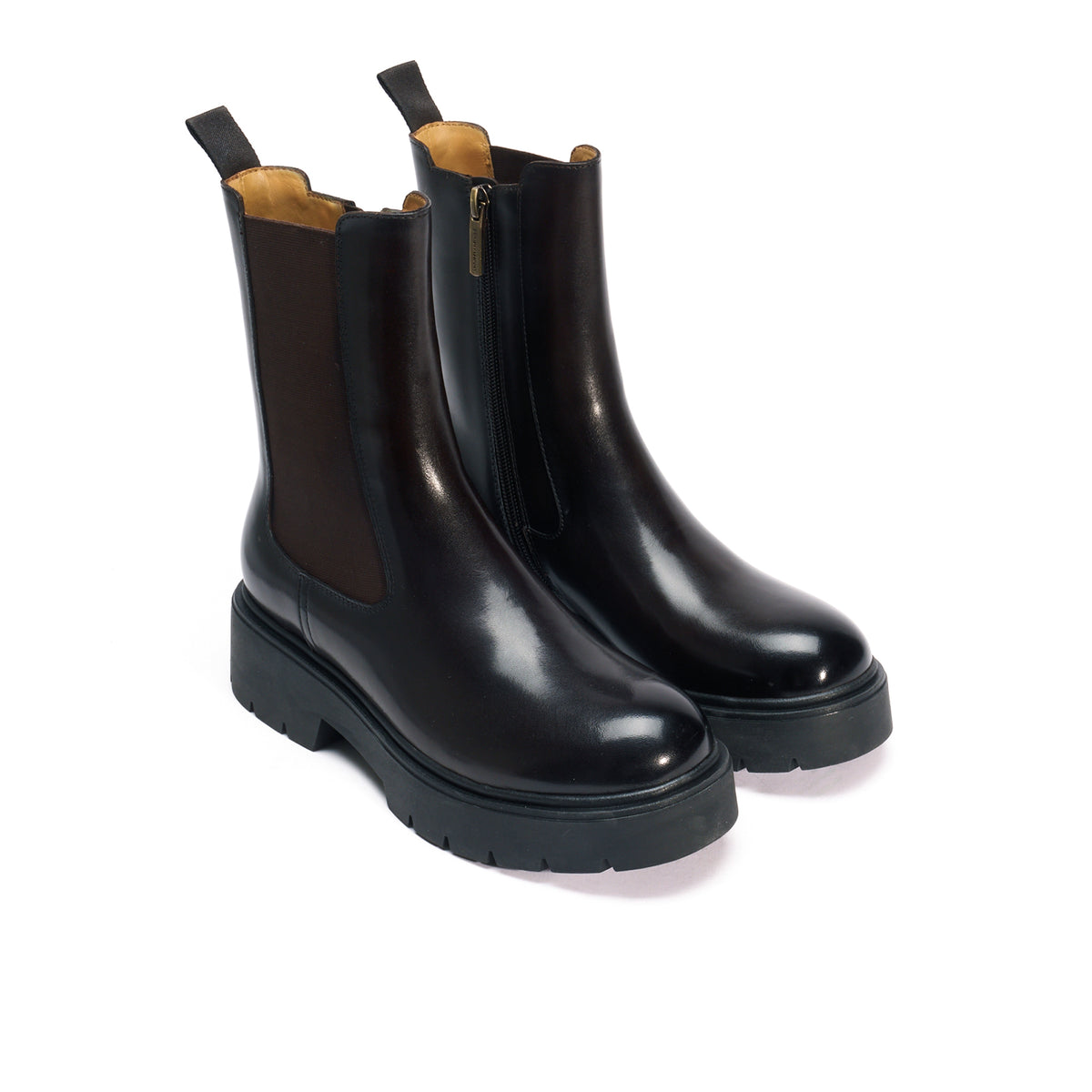Stivaletti Chelsea - Marrone scuro - Donna