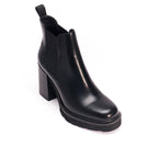 Botines Chelsea con tacón - Negro - Mujer