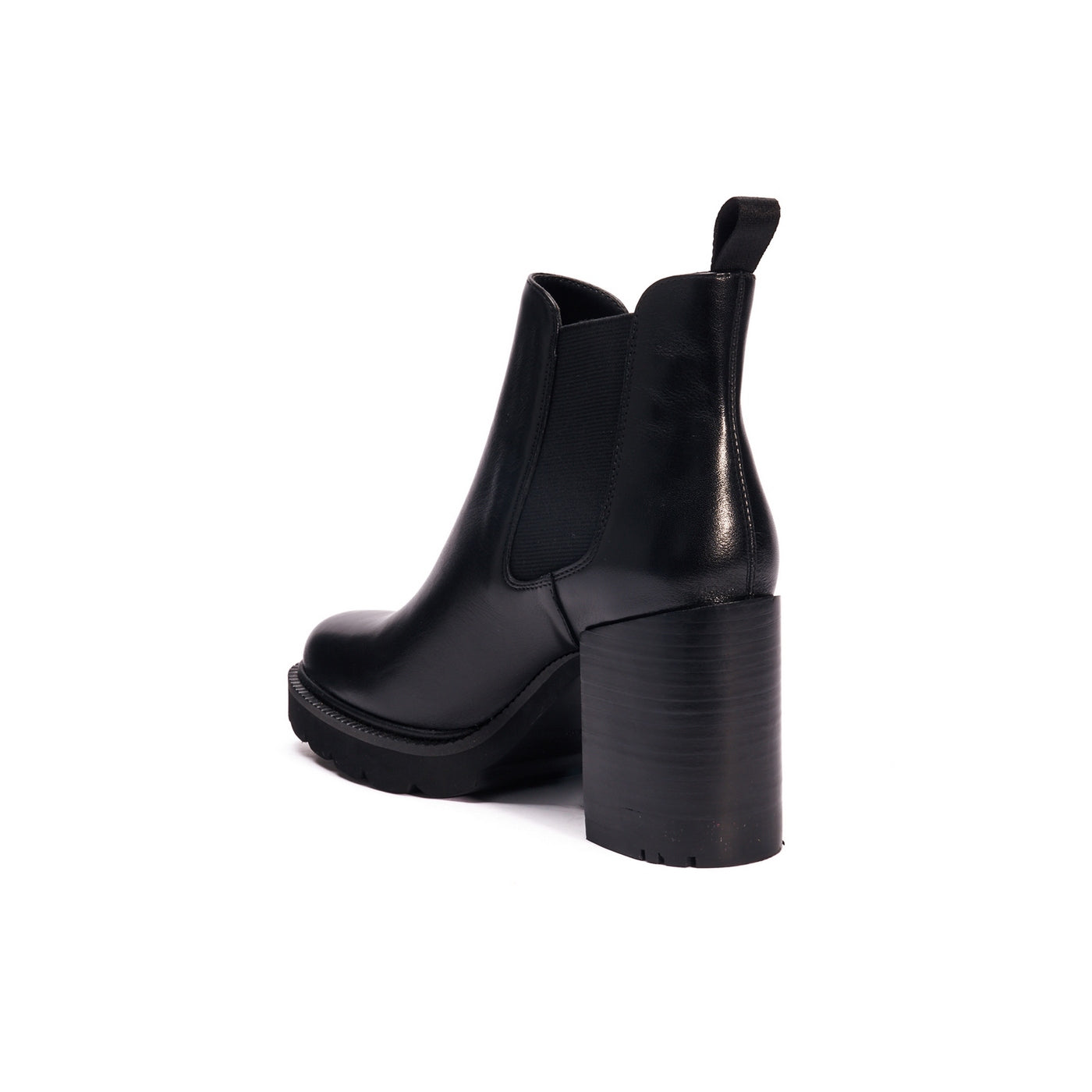 Botines Chelsea con tacón - Negro - Mujer