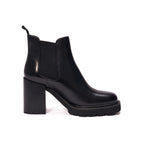 Botines Chelsea con tacón - Negro - Mujer