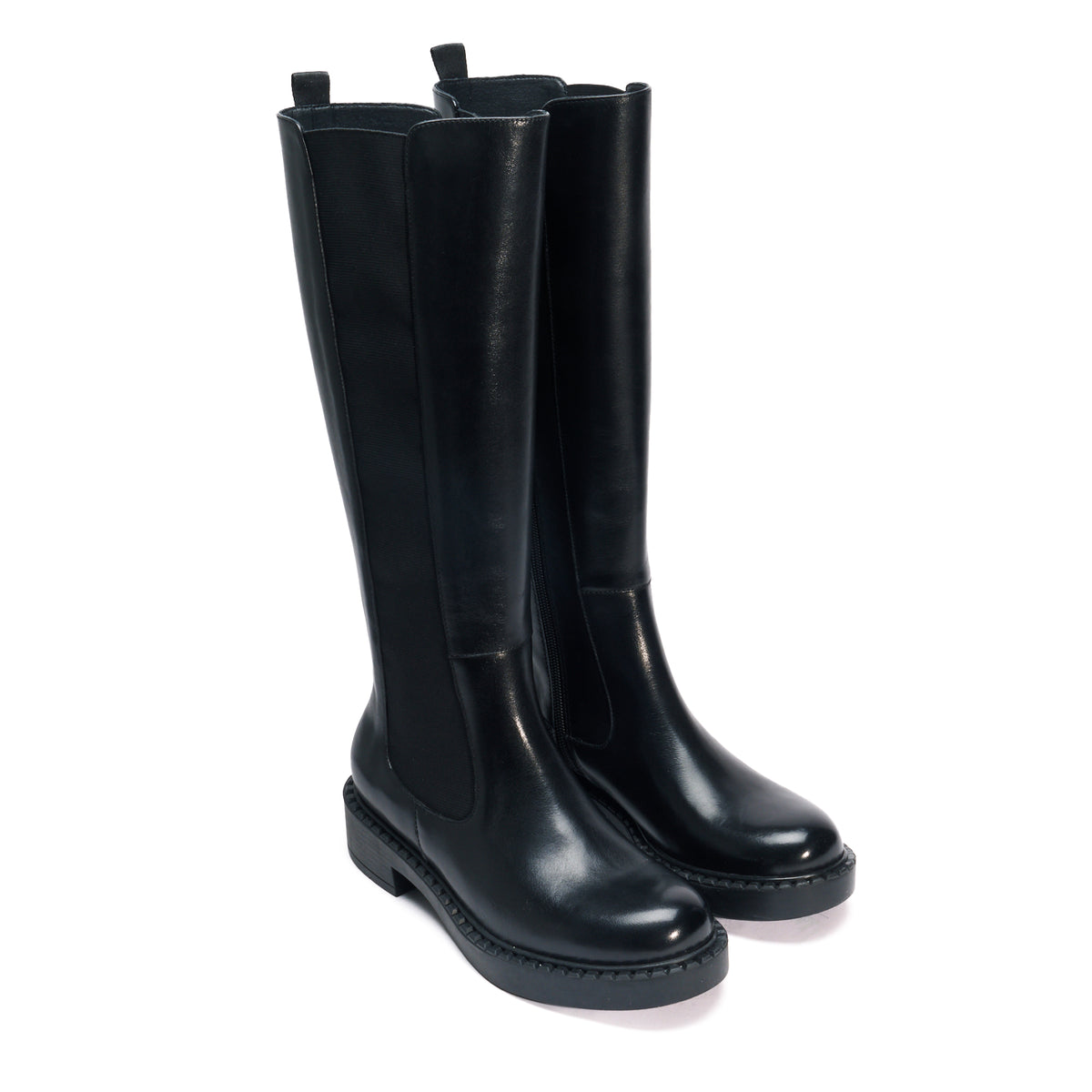 Bottes Hauteur Genou - Noir - Femme