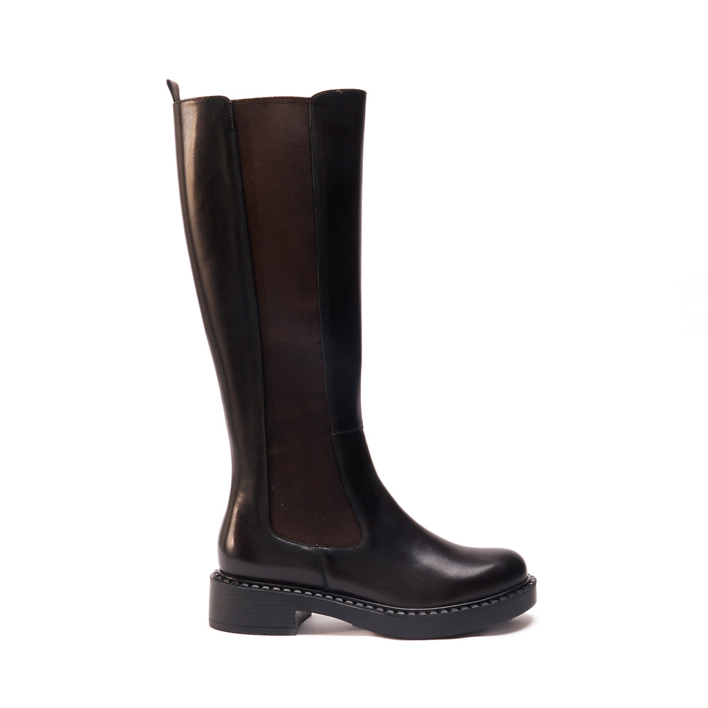 Bottes Hauteur Genou - Marron Foncé - Femme