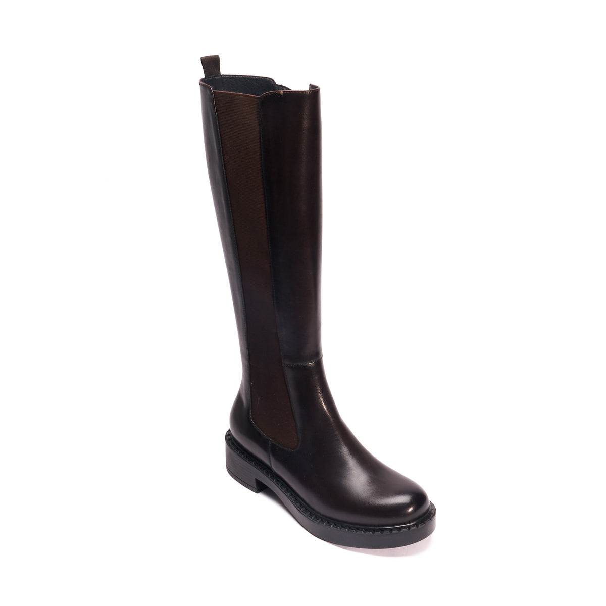 Bottes Hauteur Genou - Marron Foncé - Femme