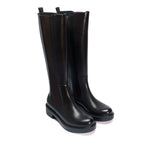 Bottes Hauteur Genou - Marron Foncé - Femme