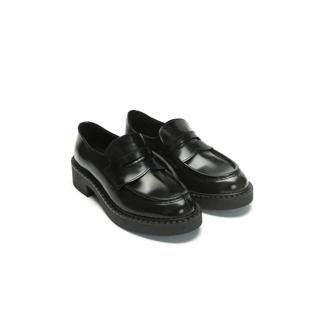 Penny Loafers - Black - Women's