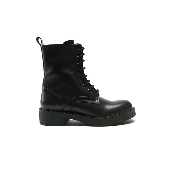 Bottines À Lacets Derby - Noir - Femme