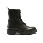 Bottines Derby À Lacets - Marron Foncé - Femme