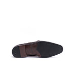 Monk Strap de punta recta - Marrón oscuro - Hombre