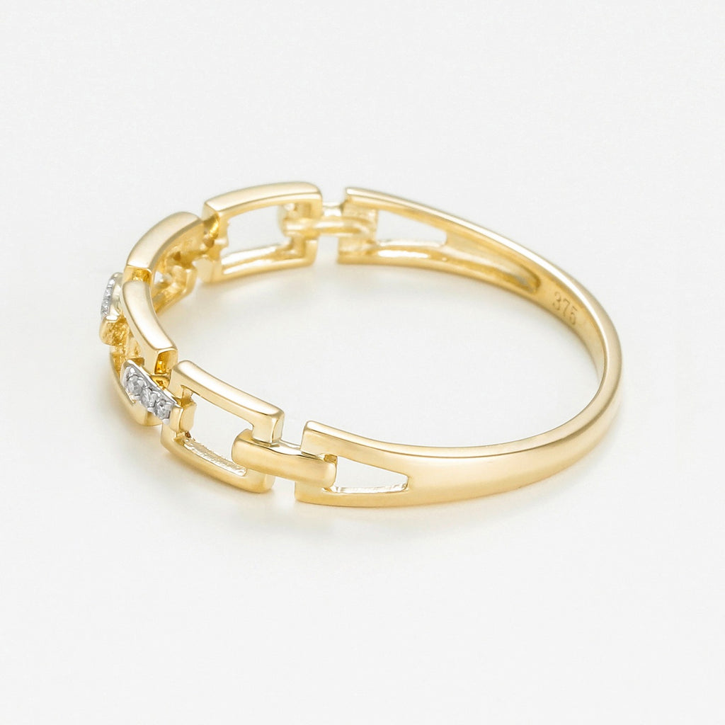 Anillo "Malla" D0.01/9 - Oro amarillo 375/1000
