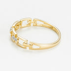 Anillo "Malla" D0.01/9 - Oro amarillo 375/1000