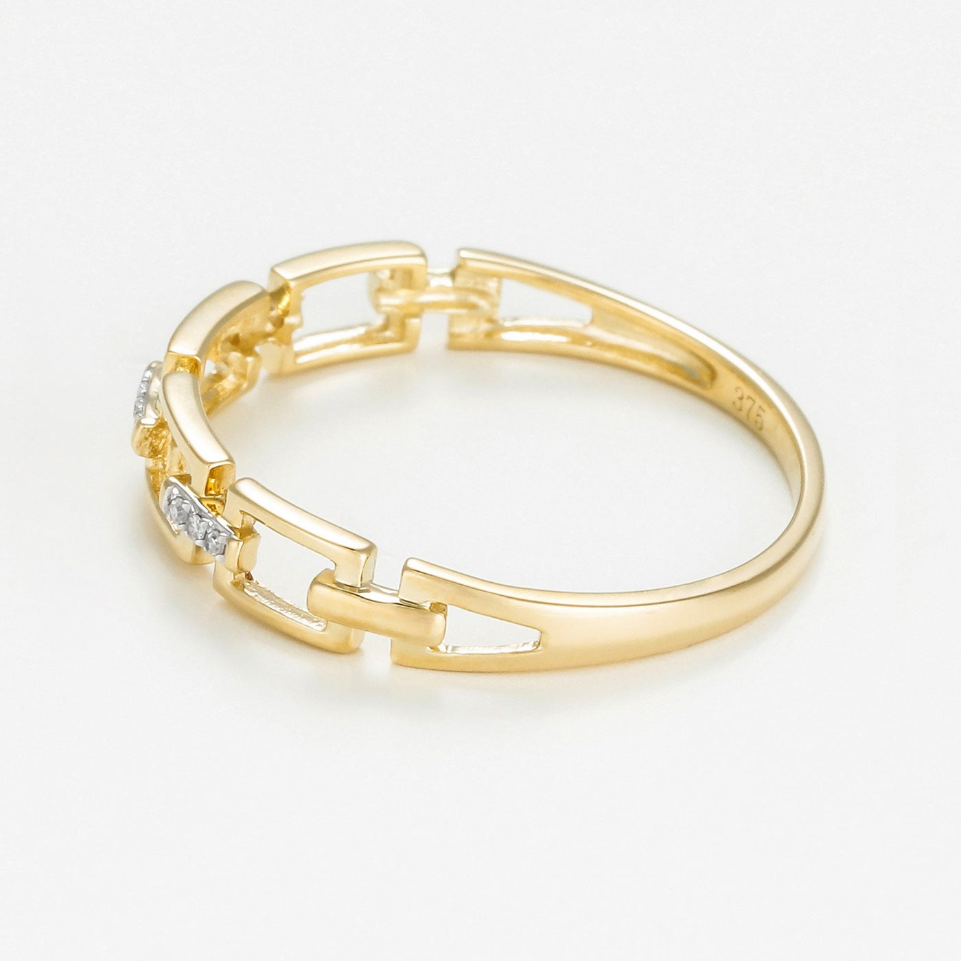 Anillo "Malla" D0.01/9 - Oro amarillo 375/1000