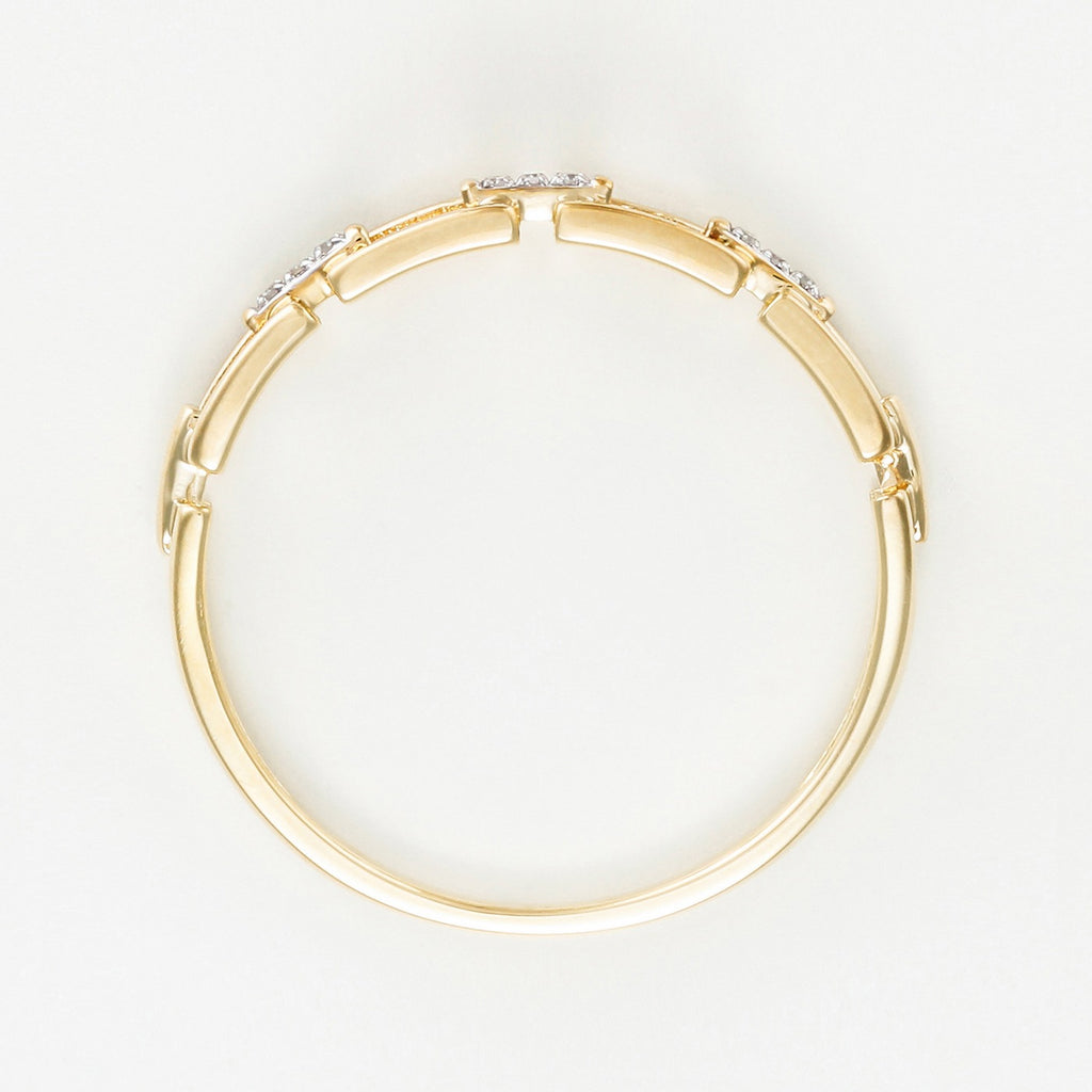 Anillo "Malla" D0.01/9 - Oro amarillo 375/1000
