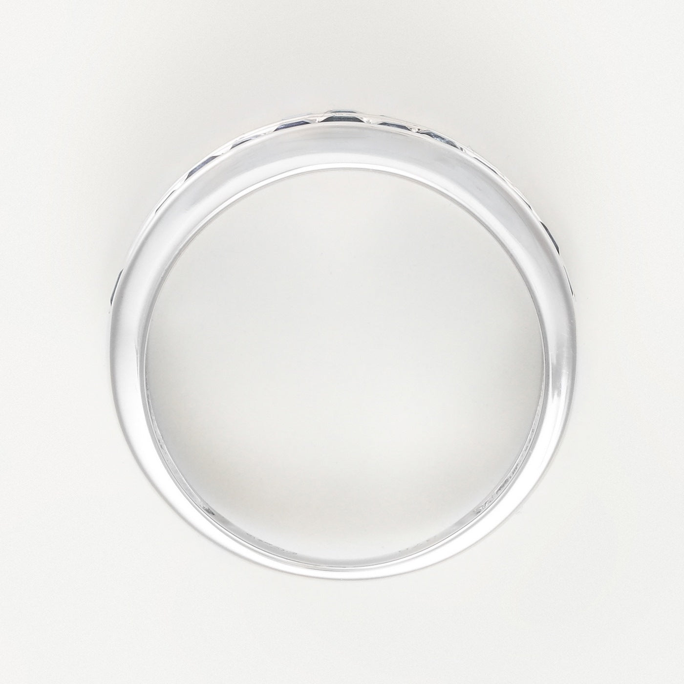 "Princesses Sapphire" Ring, 0.17/18 diameter, 1.7/26 sapphire - 375/1000 White Gold