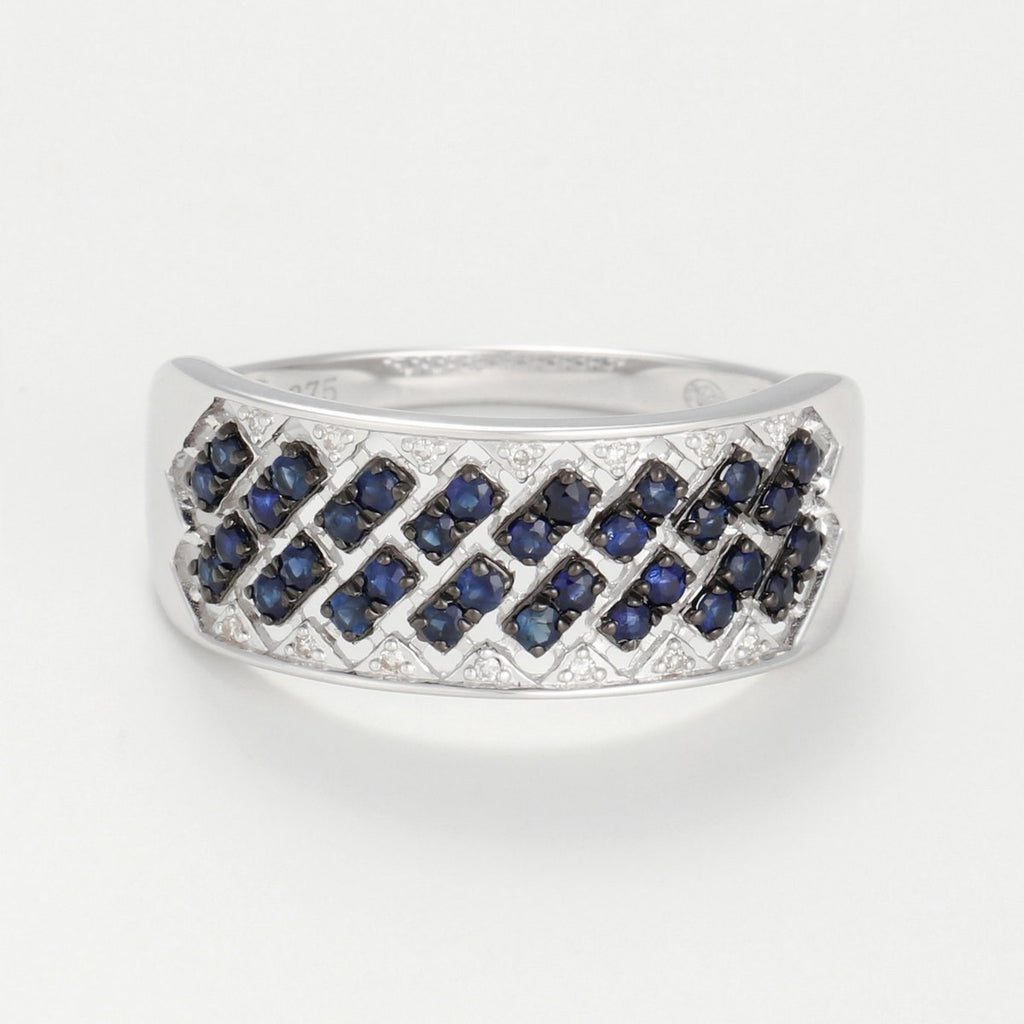 Anillo "Ophélie" D0.03/14 S0.45/32 - Oro blanco 375/1000