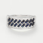 Anillo "Ophélie" D0.03/14 S0.45/32 - Oro blanco 375/1000