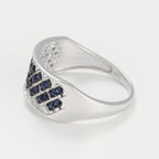 Anillo "Ophélie" D0.03/14 S0.45/32 - Oro blanco 375/1000