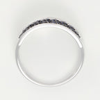 Anillo "Ophélie" D0.03/14 S0.45/32 - Oro blanco 375/1000
