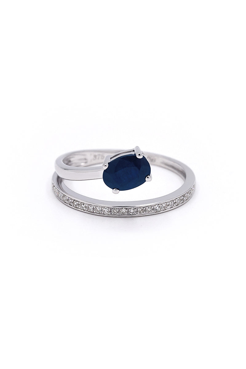 Anillo “Sannia” Dimanats 0.07Ct/23 Zafiro 0.56Ct/1