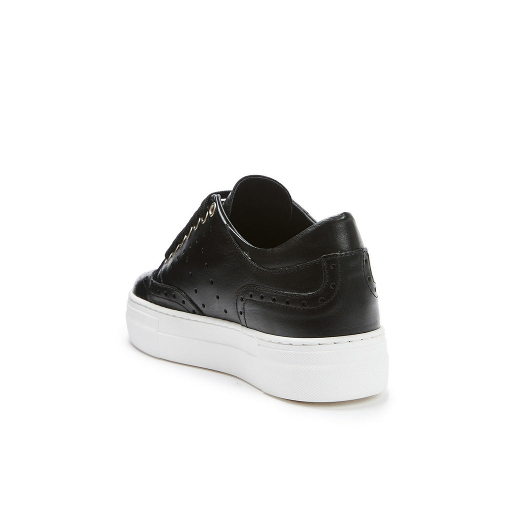 Zapatillas deportivas con puntera perforada - Negro - Mujer