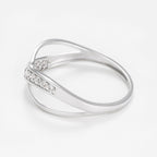 Anillo “Enlazado” D0.02/12 – Oro blanco