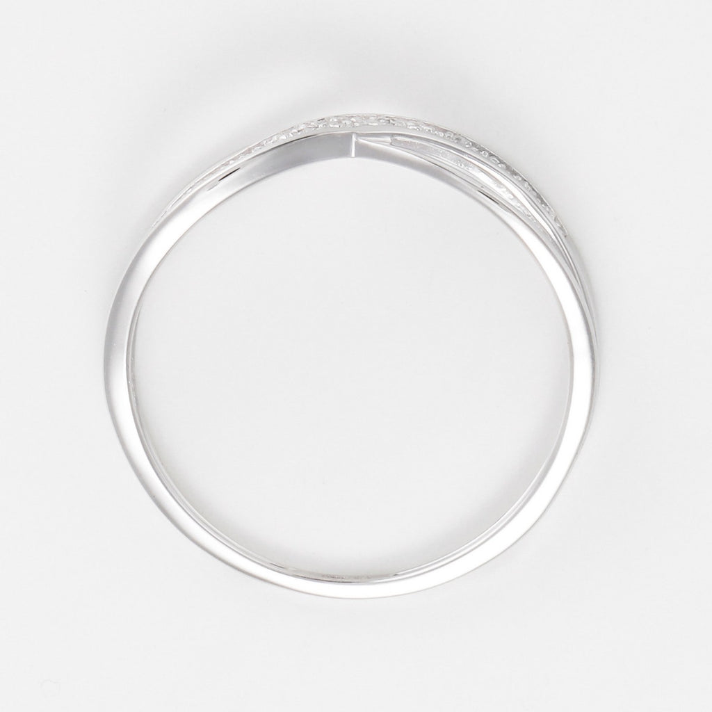 Anillo “Enlazado” D0.02/12 – Oro blanco