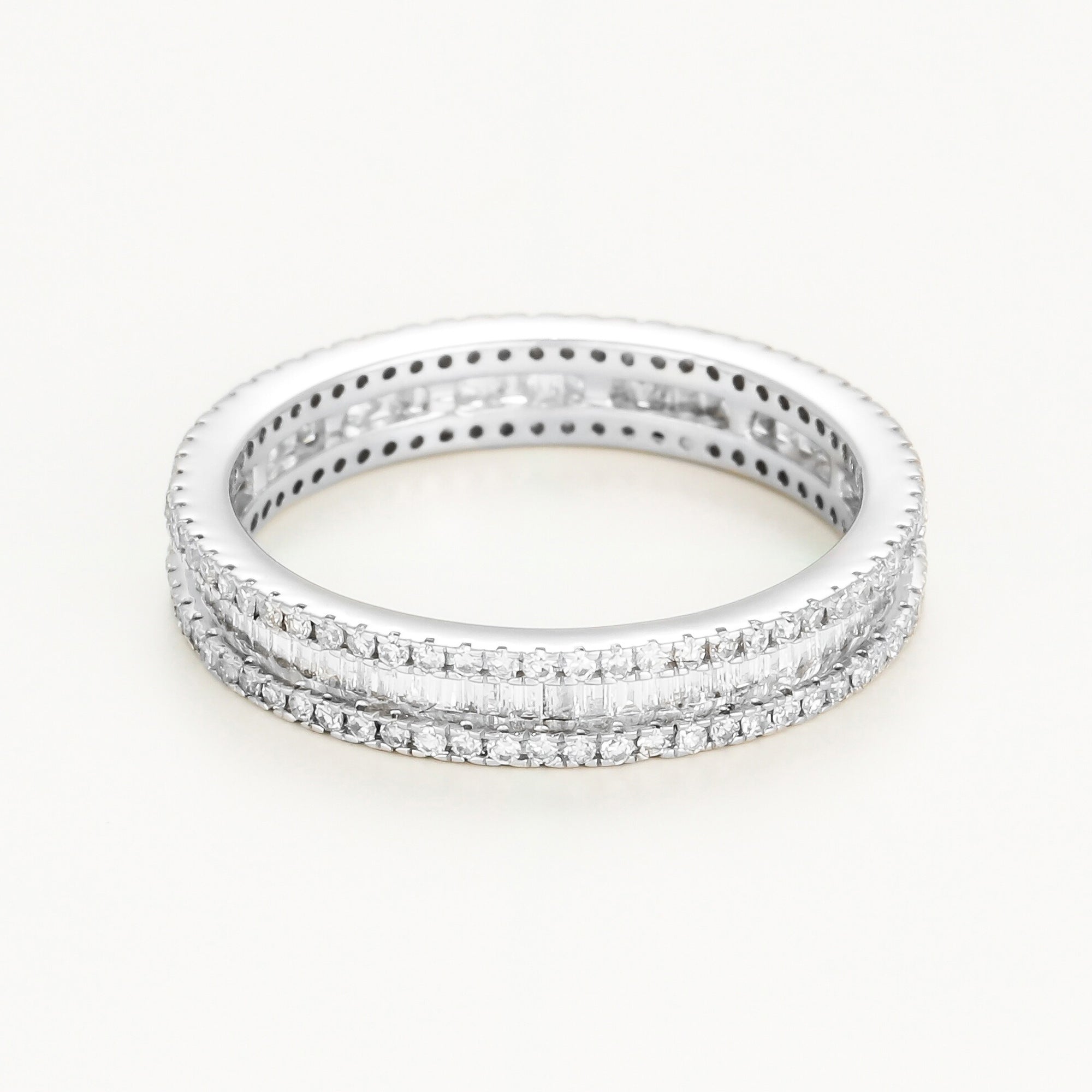Anillo "Alianza Camino" D0.75/189 - Oro blanco