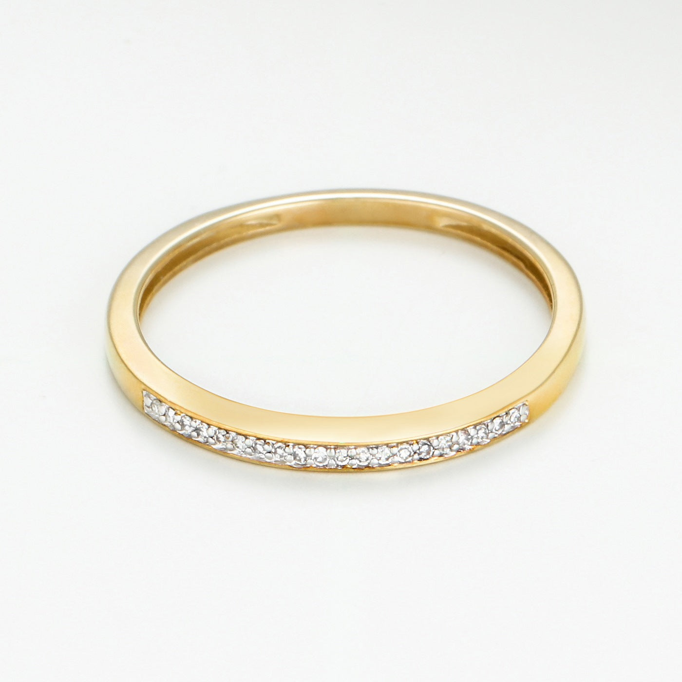Anillo "Alianza Mi Amor" D0.05Ct/20 - Oro Amarillo 375/1000