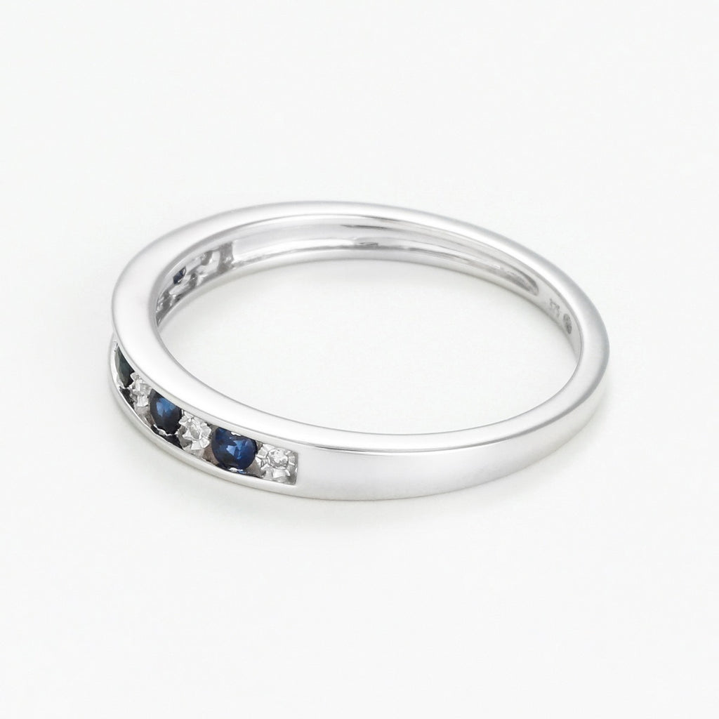 Anillo "Alternance" - Oro blanco - Oro blanco