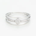 "Jelena" Ring D0.10/37 - White Gold